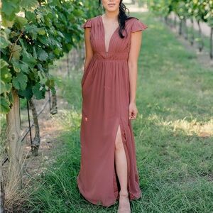 NWT | Revelry Cora Chiffon Bridesmaid Dress